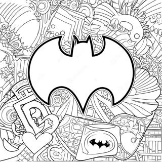 Batman Logo Coloring Page 27553-25084