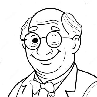 Happy Birthday Grandpa Coloring Page 27573-25100