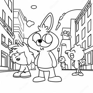 Big City Greens Coloring Pages