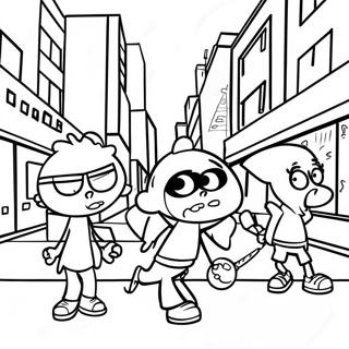 Big City Greens Coloring Page 2757-2242