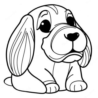 Basset Hound Coloring Pages