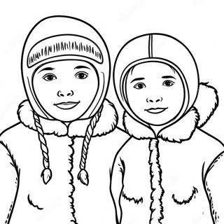 Eskimos Coloring Page 27593-25114