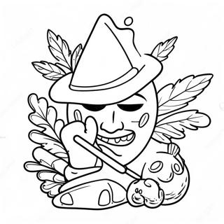 Drug Stoner Coloring Page 27613-25132