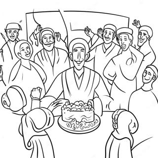 Shavuot Celebration Coloring Page 27623-25139