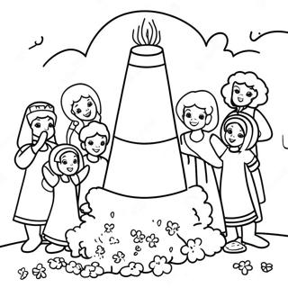 Shavuot Celebration Coloring Page 27623-25140