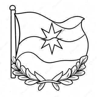 Cuba Flag Coloring Page 27653-25164