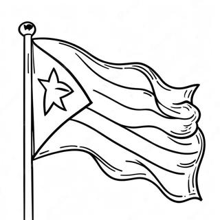 Vibrant Cuba Flag Coloring Page 27654-25168