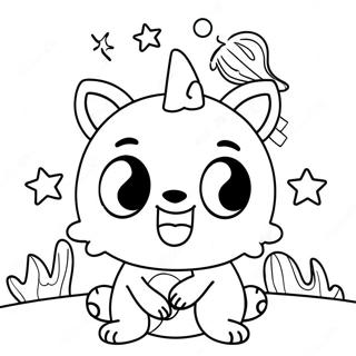 Pinkfong Coloring Page 2767-2250