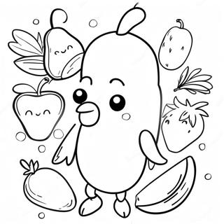 Peely Coloring Pages