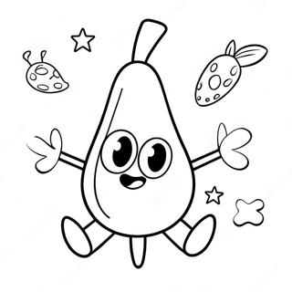 Peely Coloring Page 27683-25188