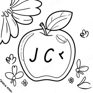 A Is For Apple Alphabet Lore Coloring Page 27694-25198