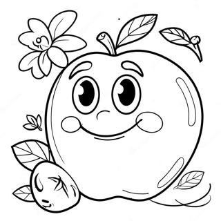 A Is For Apple Alphabet Lore Coloring Page 27694-25200