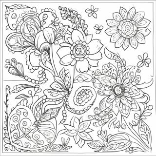 Traditional Russian Folk Art Coloring Page 27714-25214