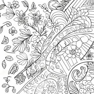 Traditional Russian Folk Art Coloring Page 27714-25216