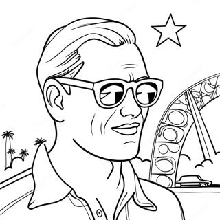 Hollywood Coloring Pages