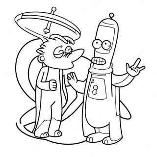 Futurama Coloring Page 27733-25228