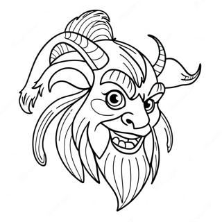 Krampus Coloring Pages