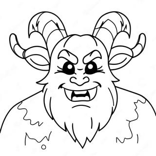 Krampus Coloring Page 27743-25235