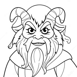 Krampus Coloring Page 27743-25236