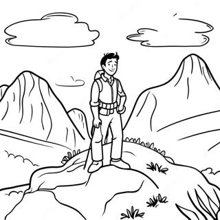 Hilltop Adventure Coloring Page 27754-25245