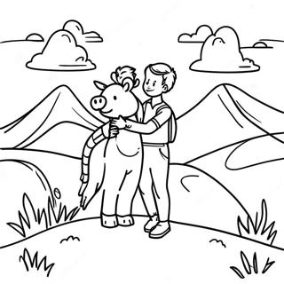 Hilltop Adventure Coloring Page 27754-25248