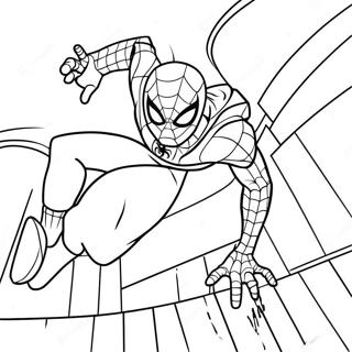 Miles Morales Spiderman Coloring Page 27763-25250