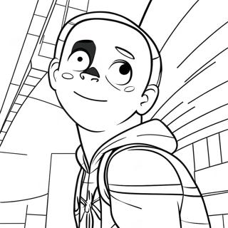 Miles Morales Spiderman Coloring Page 27763-25251