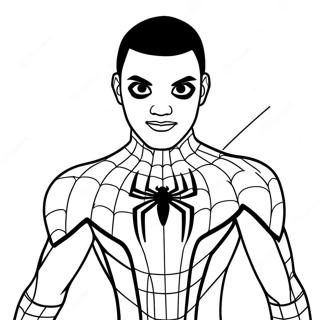 Miles Morales Spiderman Coloring Page 27763-25252