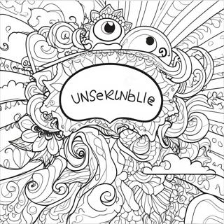 Unspeakable Coloring Pages