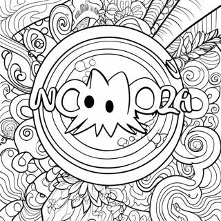 Unspeakable Logo Coloring Page 2777-2259