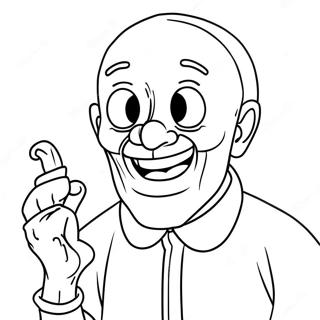 Unspeakable Character In Action Coloring Page 2778-2261