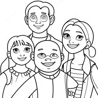 Proud Family Coloring Page 27793-25276