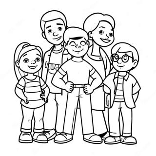 Proud Family Fun Day Coloring Page 27794-25278