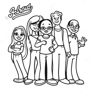 Proud Family Fun Day Coloring Page 27794-25279