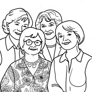 Golden Girls Coloring Page 27813-25290