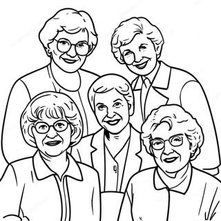 Golden Girls Coloring Page 27813-25291