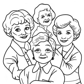 Golden Girls Coloring Page 27813-25292