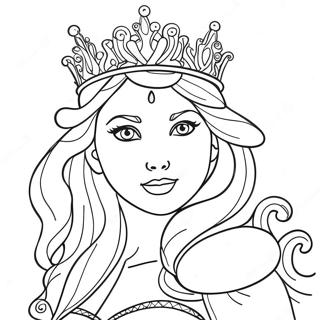 Snow Princess Coloring Page 27823-25299