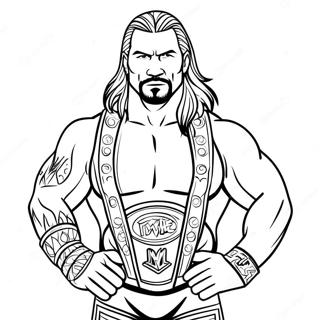 Wwe Coloring Page 27833-25307