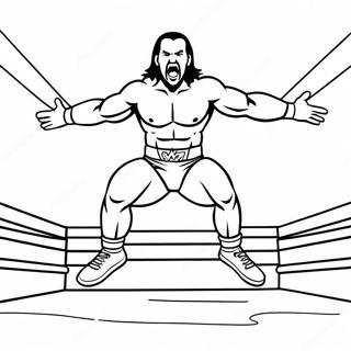 Wwe Wrestler Jumping On Opponent Coloring Page 27834-25312