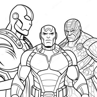 Avengers Infinity War Coloring Pages