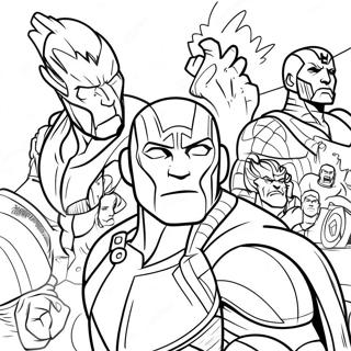 Avengers Infinity War Coloring Page 27884-25339