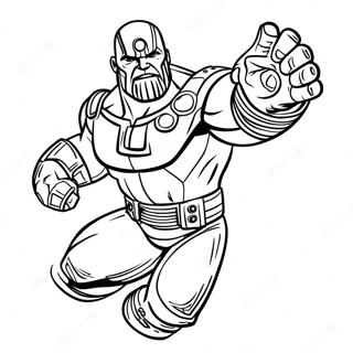 Thanos With Infinity Gauntlet Coloring Page 27885-25341