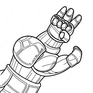 Thanos With Infinity Gauntlet Coloring Page 27885-25343