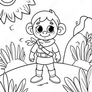 Garten Of Ban Ban 4 Character Adventure Coloring Page 27955-25398