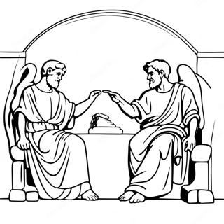 Sistine Chapel Coloring Pages