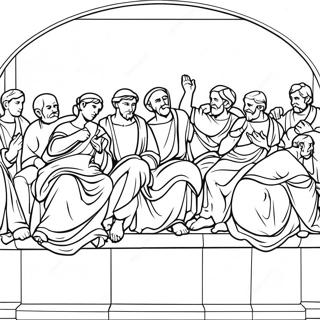 Sistine Chapel Coloring Page 27984-25419