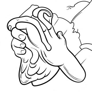 Michelangelo S Creation Of Adam Coloring Page 27985-25423