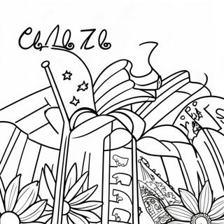 Vibrant State Flags Coloring Page 28015-25448