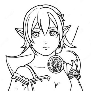 Final Fantasy Coloring Page 28024-25450